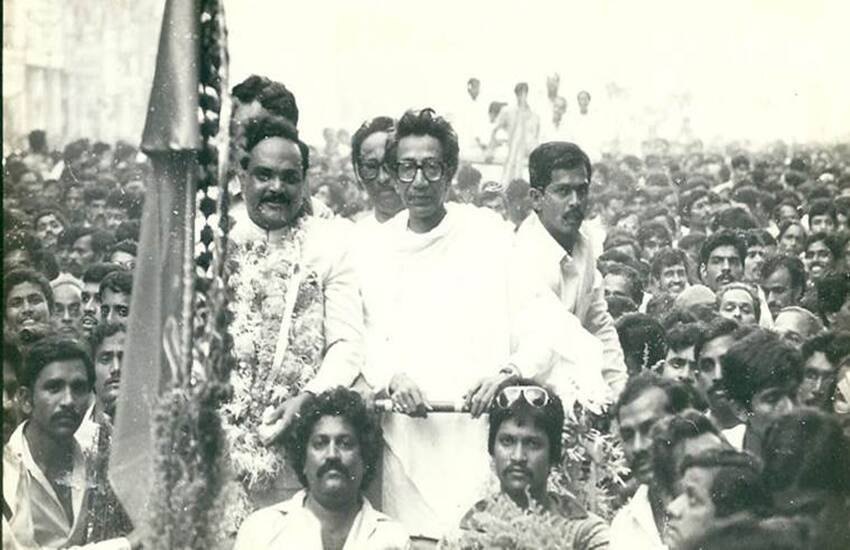Chhagan Bhujbal with balasaheb Thackeray