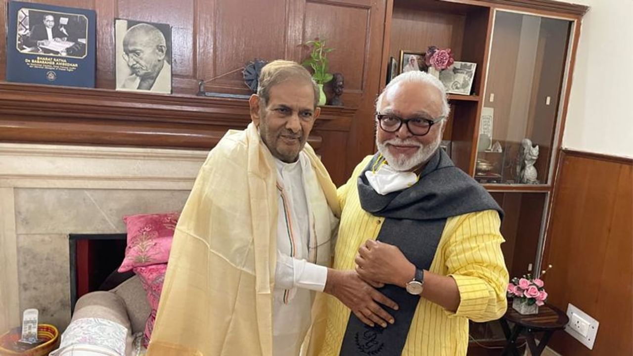 Chhagan Bhujbal Sharad Yadav visit 